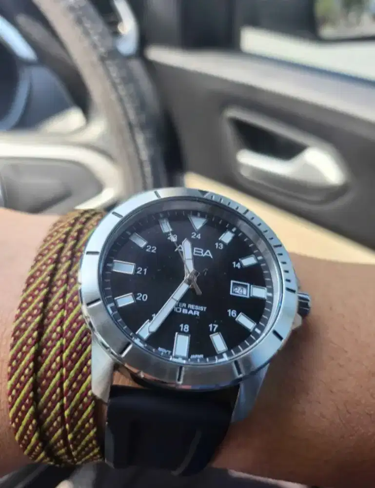 Jam tangan Alba original Tali rubber