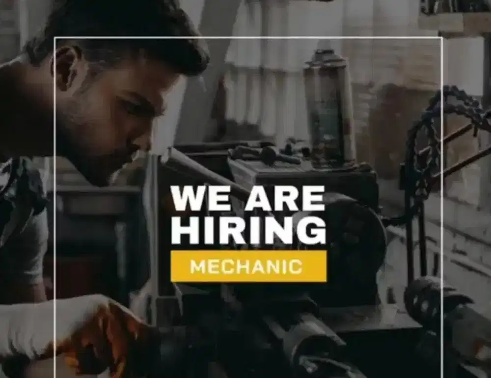 LOWONGAN KERJA HELPER MEKANIK