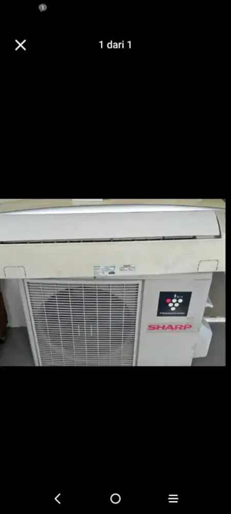 Dijual AC Sharp 1/2 PK normal lengkap pasang