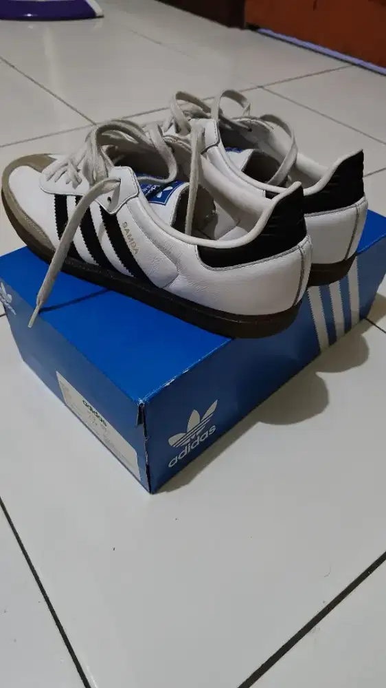 Adidas Samba OG Cloud White Core Black Size 44/28Cm Original(Preloved)