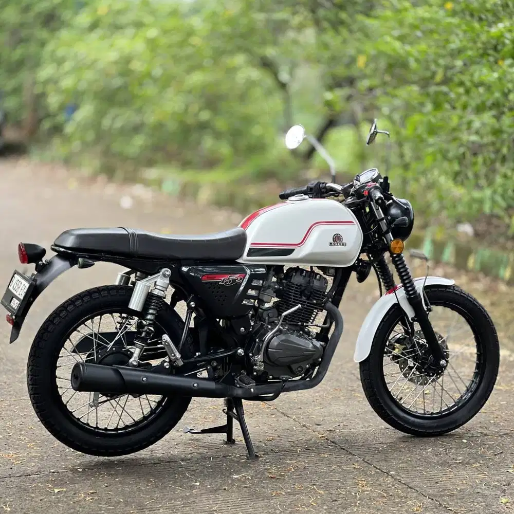 KEREN BANGET! BENELLI MOTOBI 152 PUTIH 2023 KM 8K PAJAK PANJANG MULUS