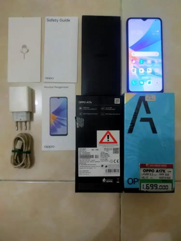 Oppo A17K 3/64 asli Oppo bukan barang refurbish