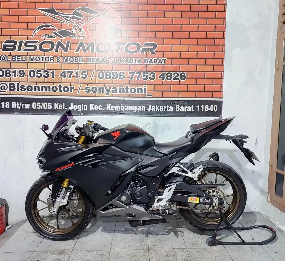 HONDA NEW CBR ABS FACELIFT LED 150 TAHUN 2023 ISTIMEWA HITAM DOFF
