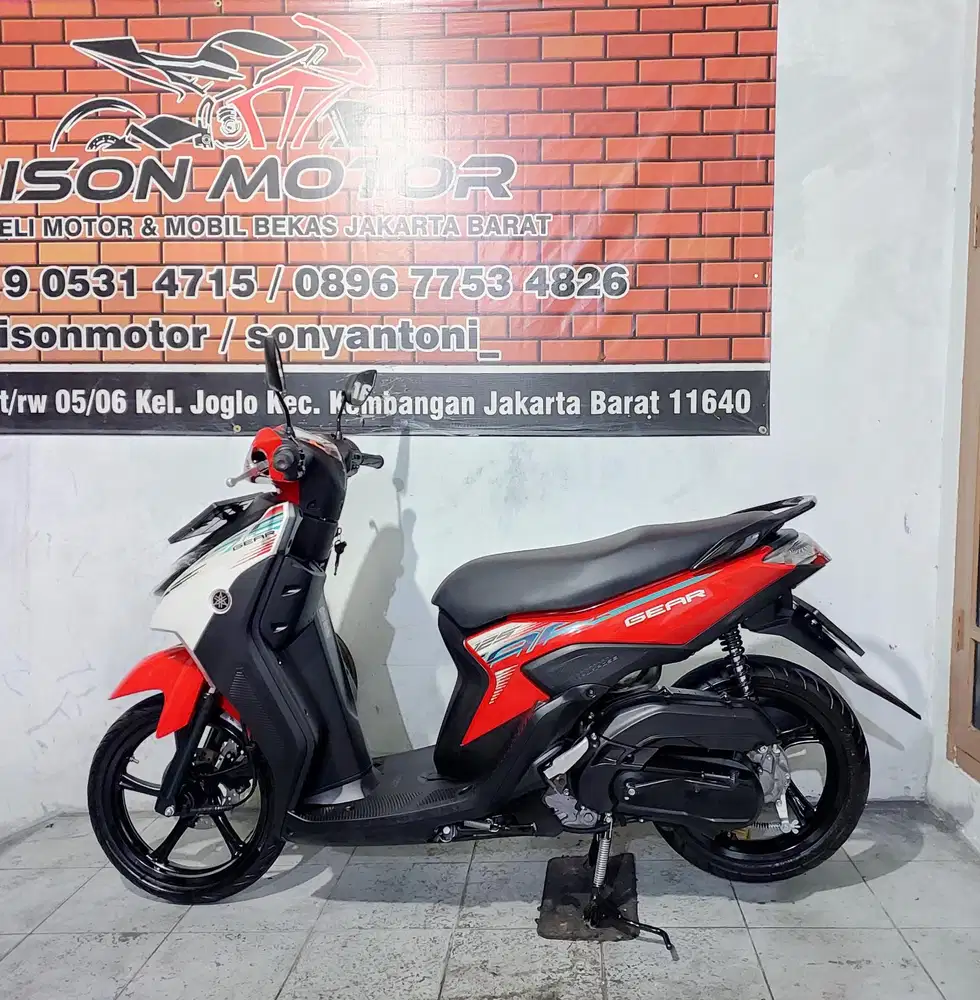YAMAHA MIO GEAR 125 LED TAHUN 2024 ISTIMEWA MERAH PUTIH