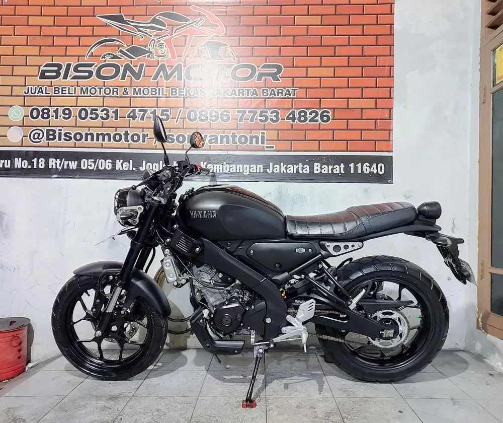 YAMAHA XSR 155 VVA USD TAHUN 2022 ISTIMEWA HITAM DOFF