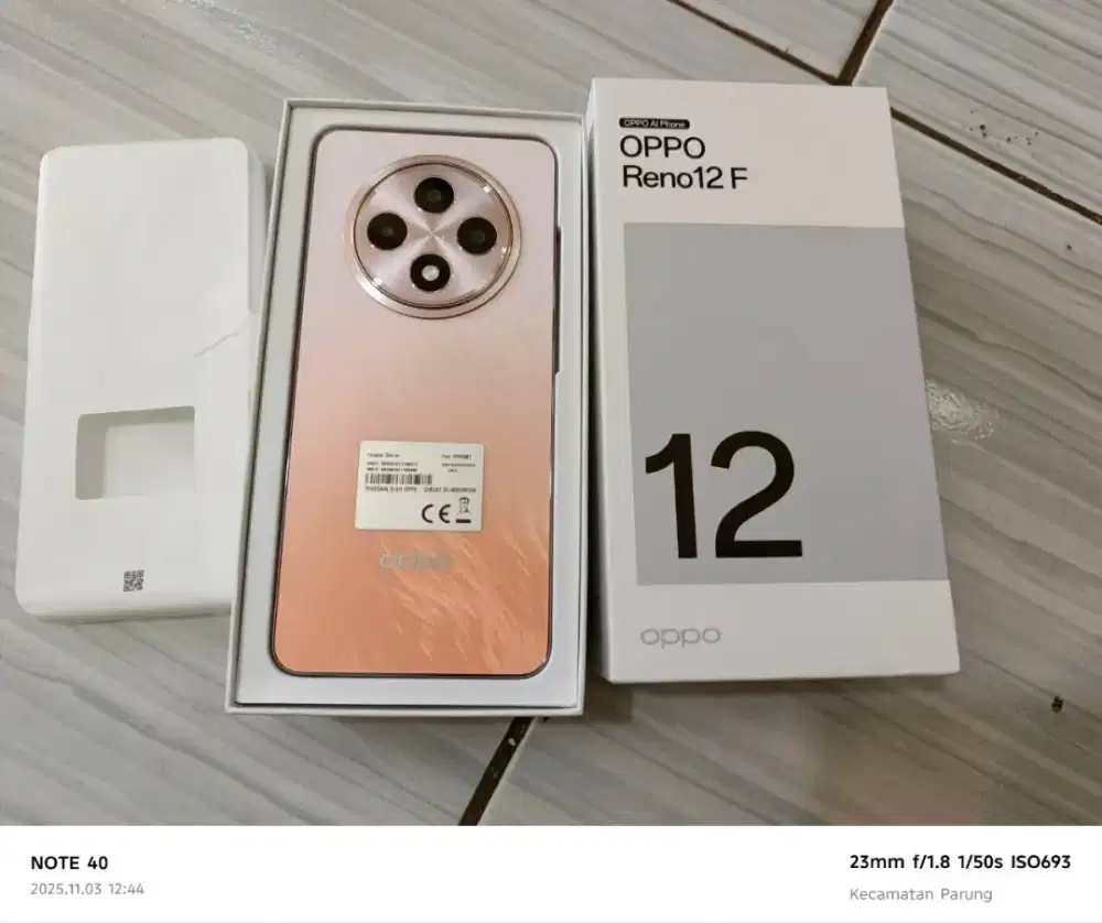 Oppo Reno 12f

Ram 8+8/256