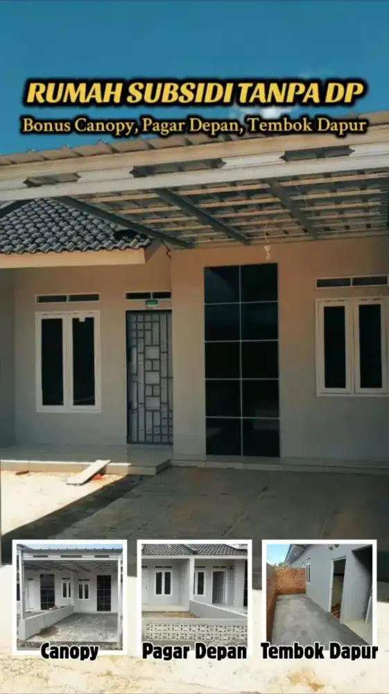 Rumah Murah Angsuran 1 Jutaan Dekat Kampus Itera