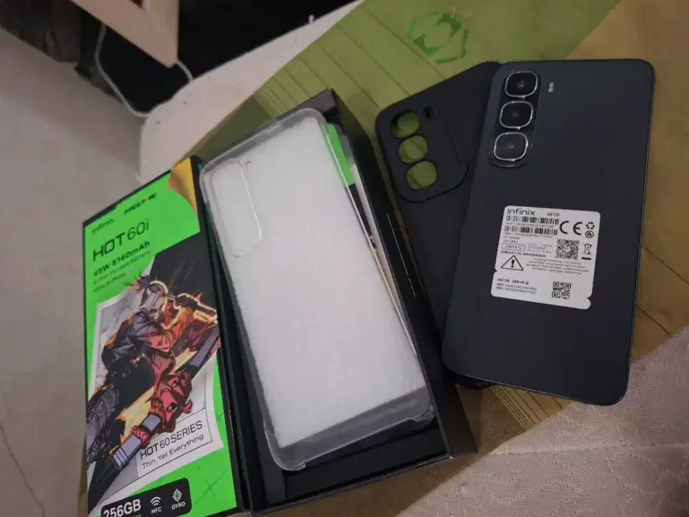 Infinix hot 60i mulus garansi baru 2 bulan pake pribadi