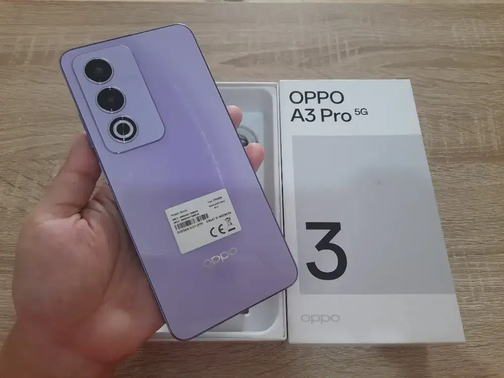 Oppo A3 Pro.5G.Finger.NFC.ram 8GB/256GB.GOLDEN PONSEL