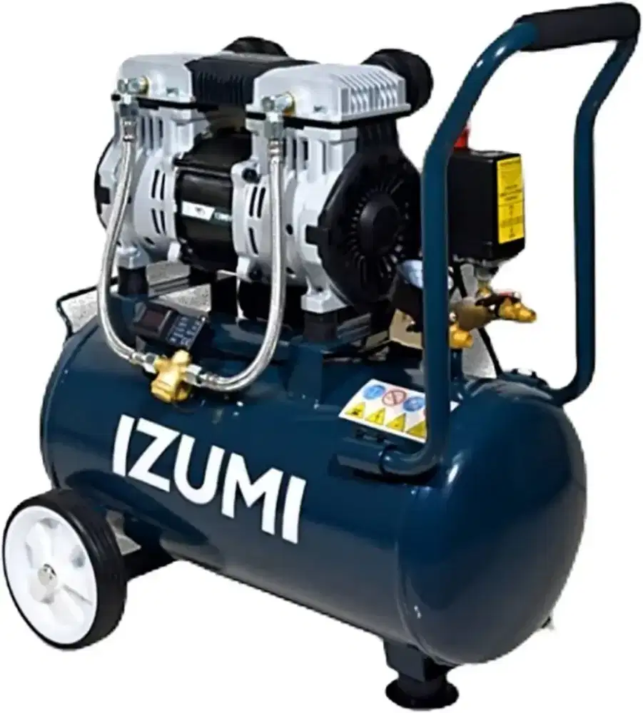 Jual
Kompresor Listrik Oilless Silent IZUMI 1HP 750watt OL 1024