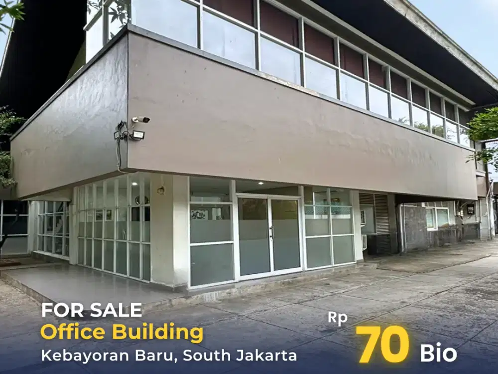 Gedung kantor luas 1017m siap huni cocok untuk head office, Kebayoran Baru
