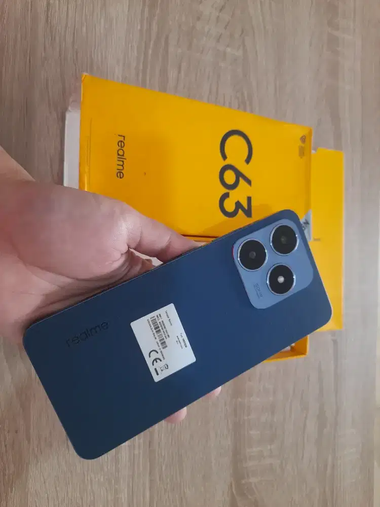 Realme C63-NFC.4G.Finger.ram 6GB/128GB.GOLDEN PONSEL
