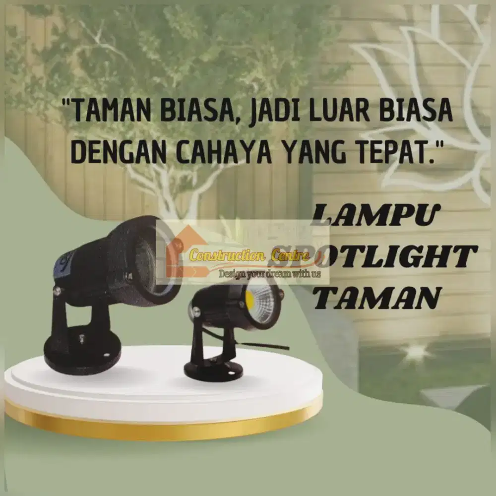 lampu sorot taman