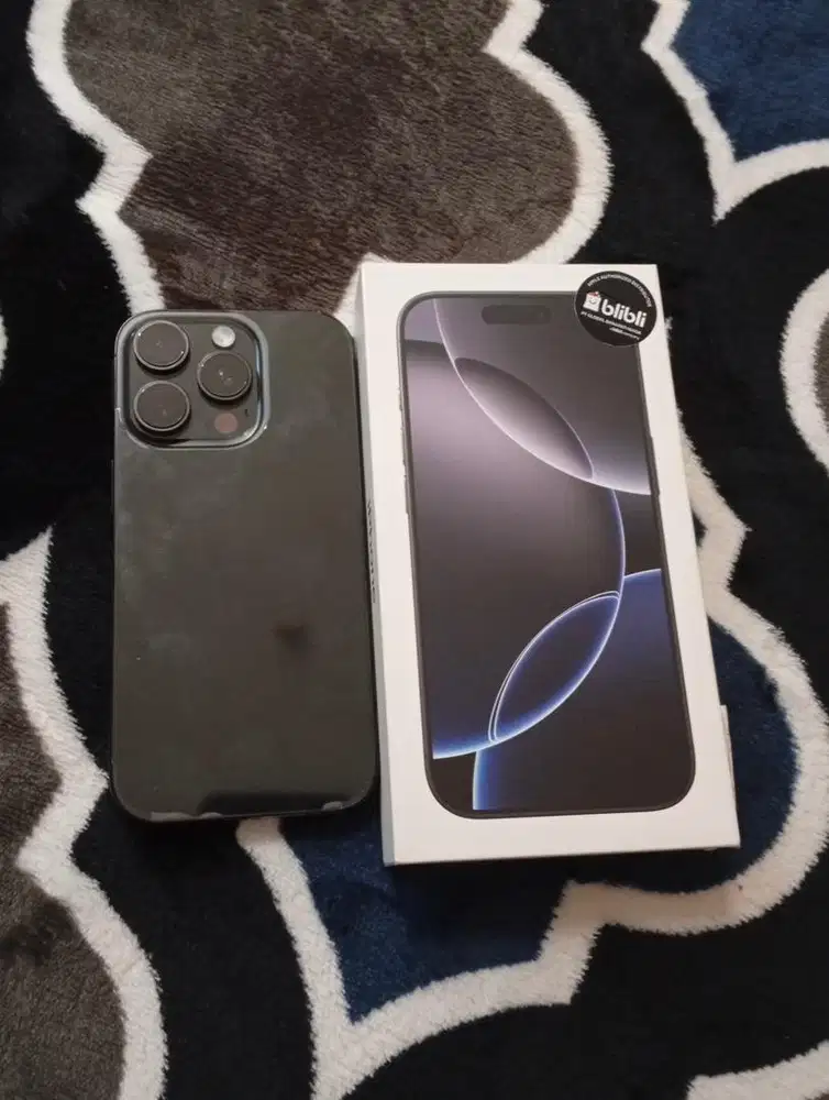 Dijual iphone 16pro black 256gb