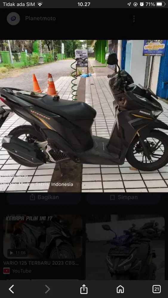 vario 125 cbs iss black matte 2023