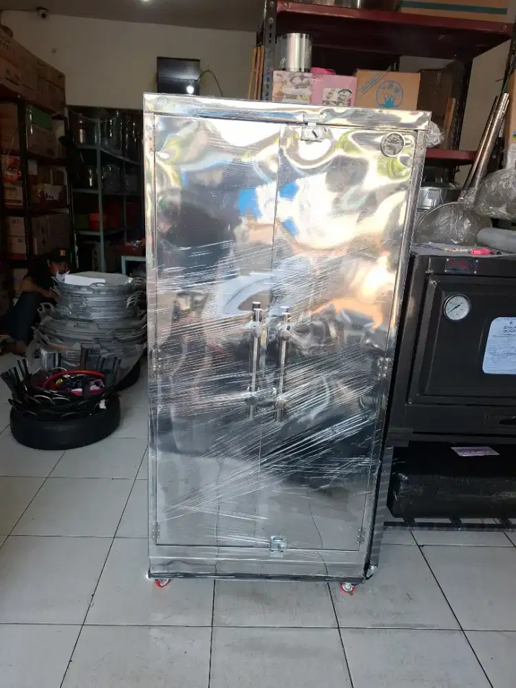 pengering ompreng atau food tray kapasitas 72pcs