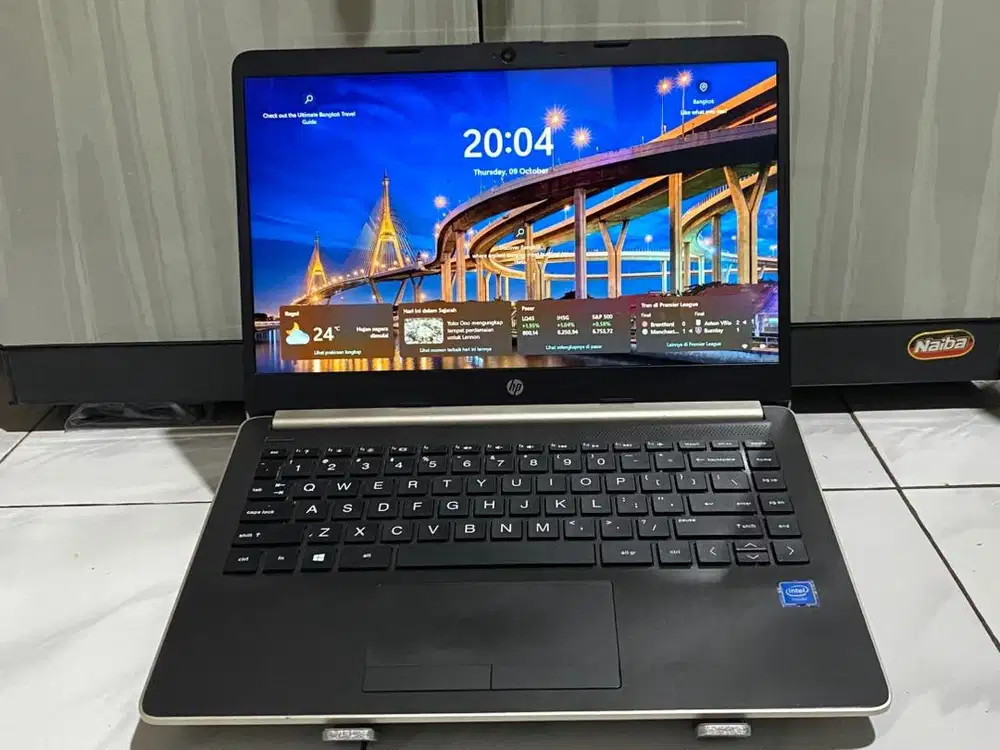 BU Hp 14S-CF1047TU Intel N4205U RAM 8GB SSD 256GB Mulus