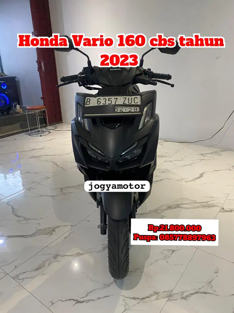 Honda Vario 160 cbs 2023 cash credit