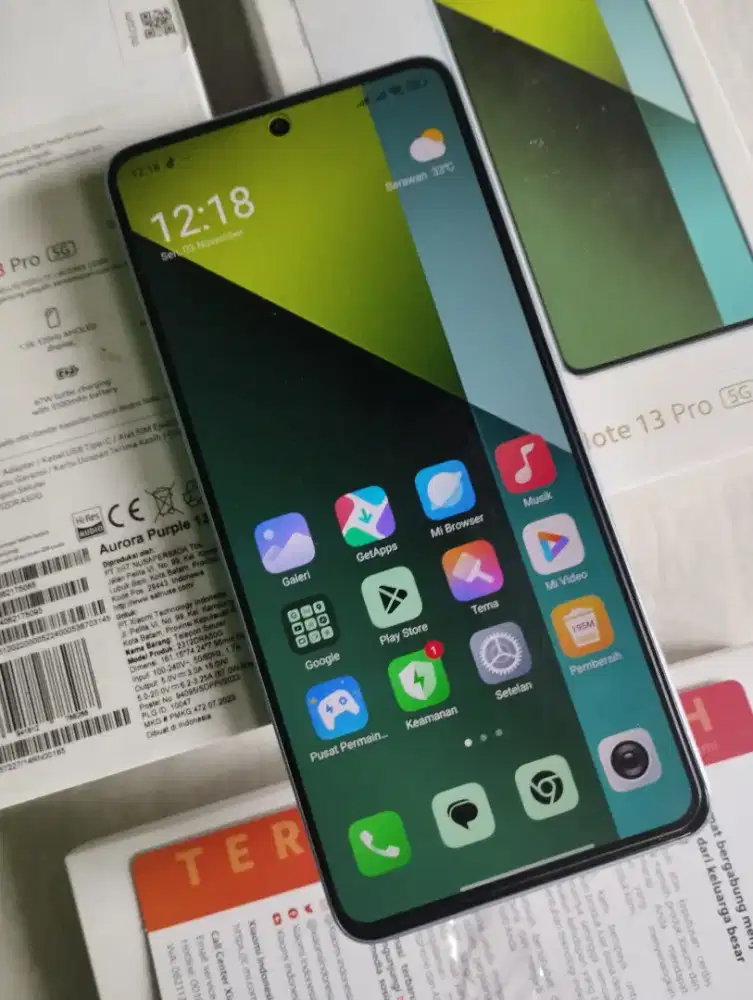 REDMI NOTE 13 PRO 5G RAM 12/512 GB FULLSET