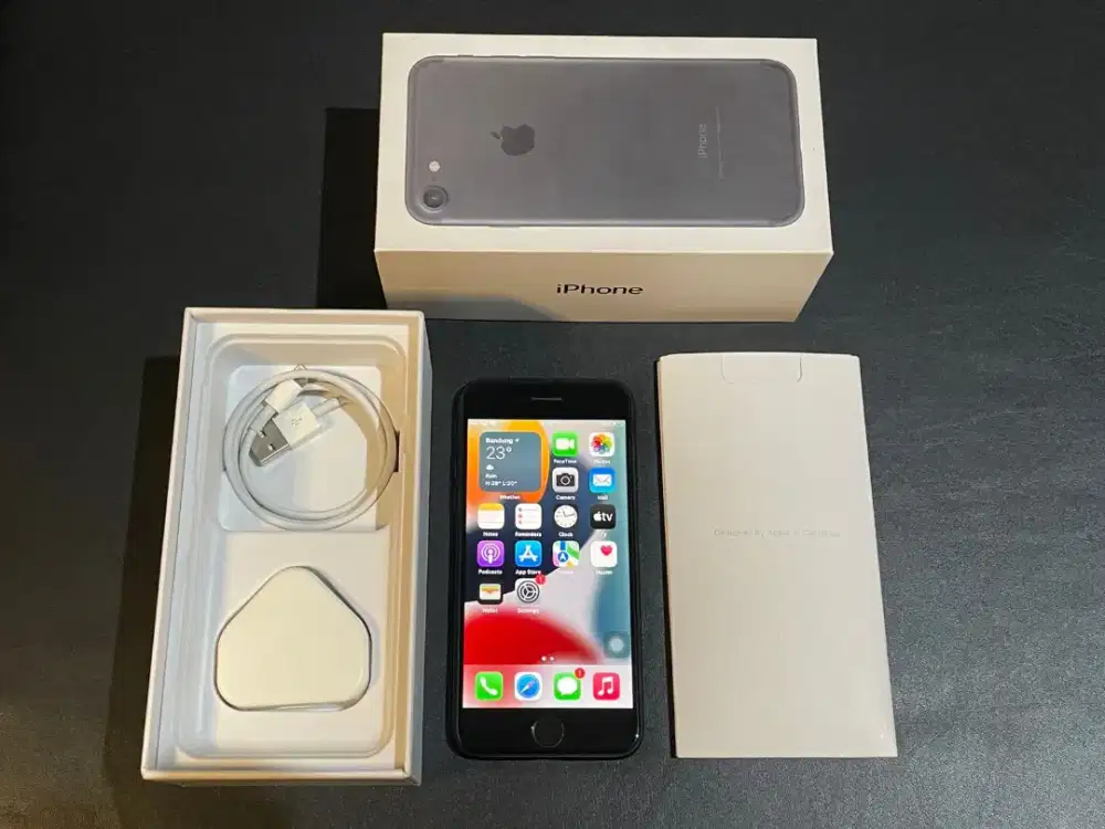 iPhone 7 128gb black fullset 
