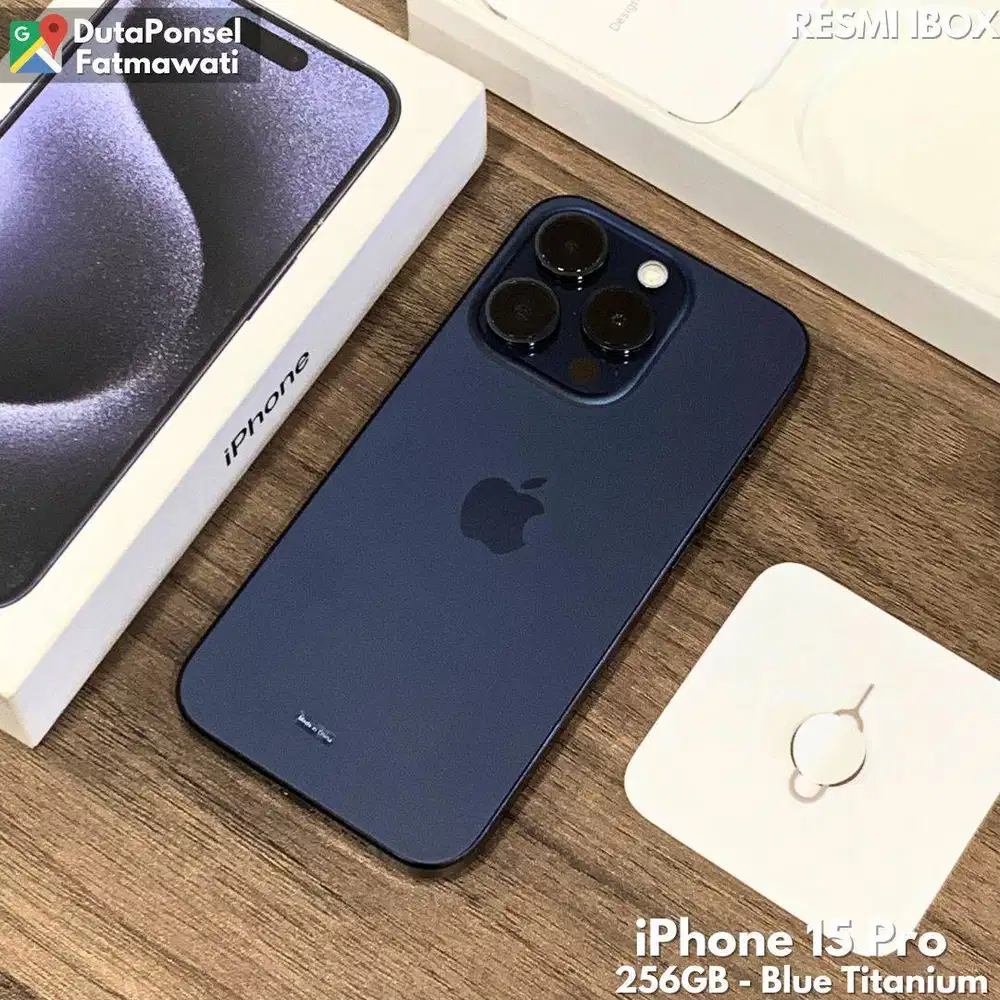 EX IBOX 15 PRO 256GB BLUE TITANIUM PA/A LENGKAP
