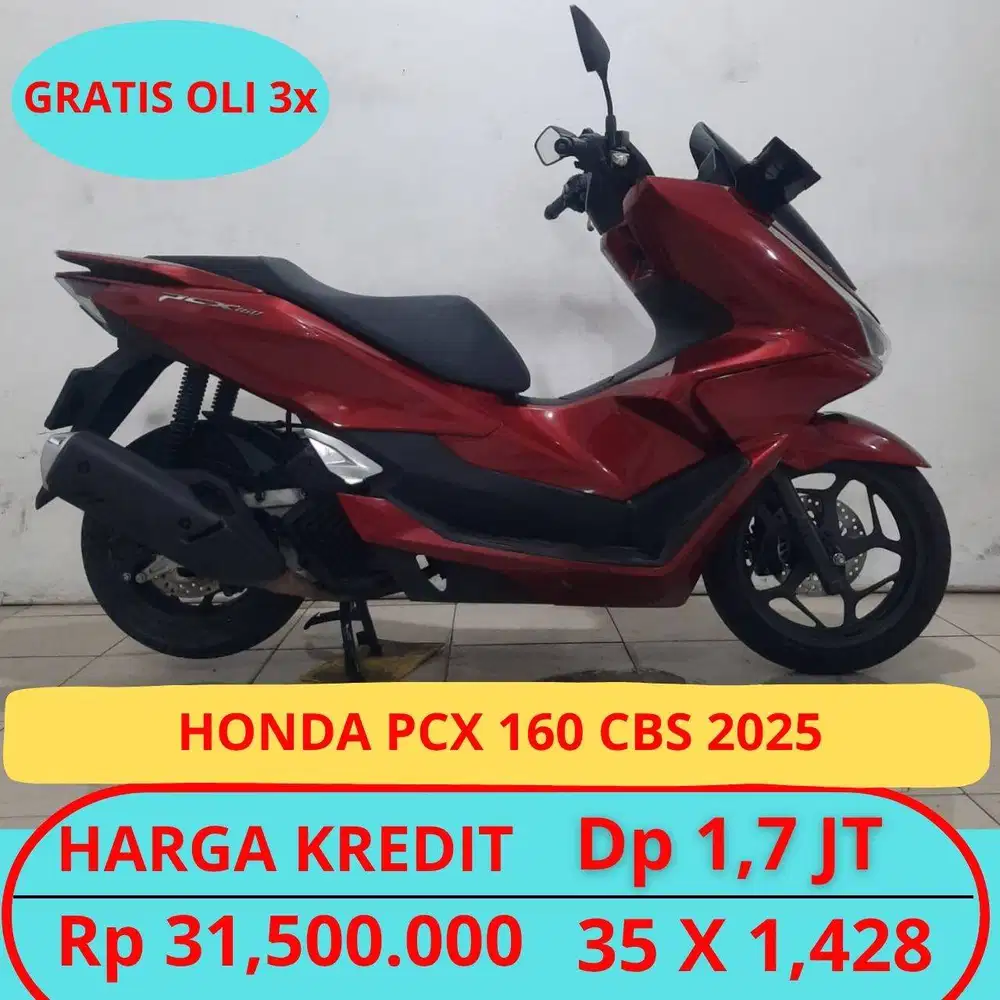 Honda Pcx 160 Cbs 2025 Dp Murah Hanya 1,6 Juta