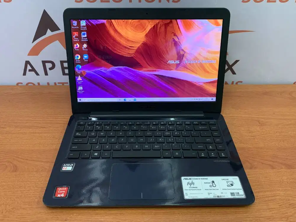 Laptop Asus E402W AMD E2 Ram 4GB Ssd 256GB