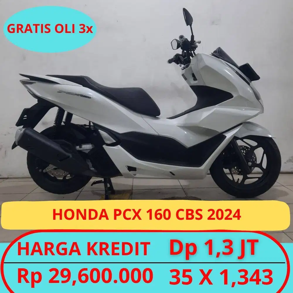 Honda Pcx 160 Cbs 2024 Dp Murah Hanya 1,3 Juta