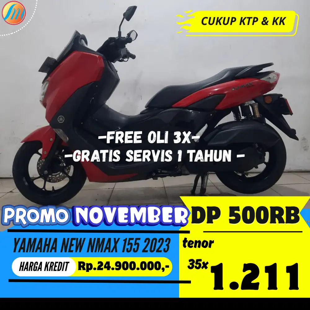 DP CUMA 500RIBU YAMAHA NEW NMAX 155 2023 ANGSURAN SANGAT RINGAN