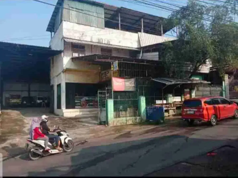 Disewakan Gudang dan toko ada mess karyawan di Jalan Abdul Wahab, Kedaung, Depok