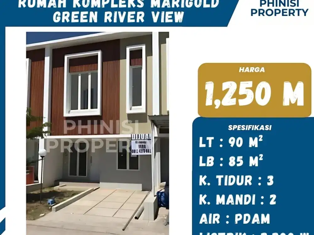 DIJUAL RUMAH DITANJUNG BUNGA DIKOMPLEKS PERUMAHAN MARIGOLD