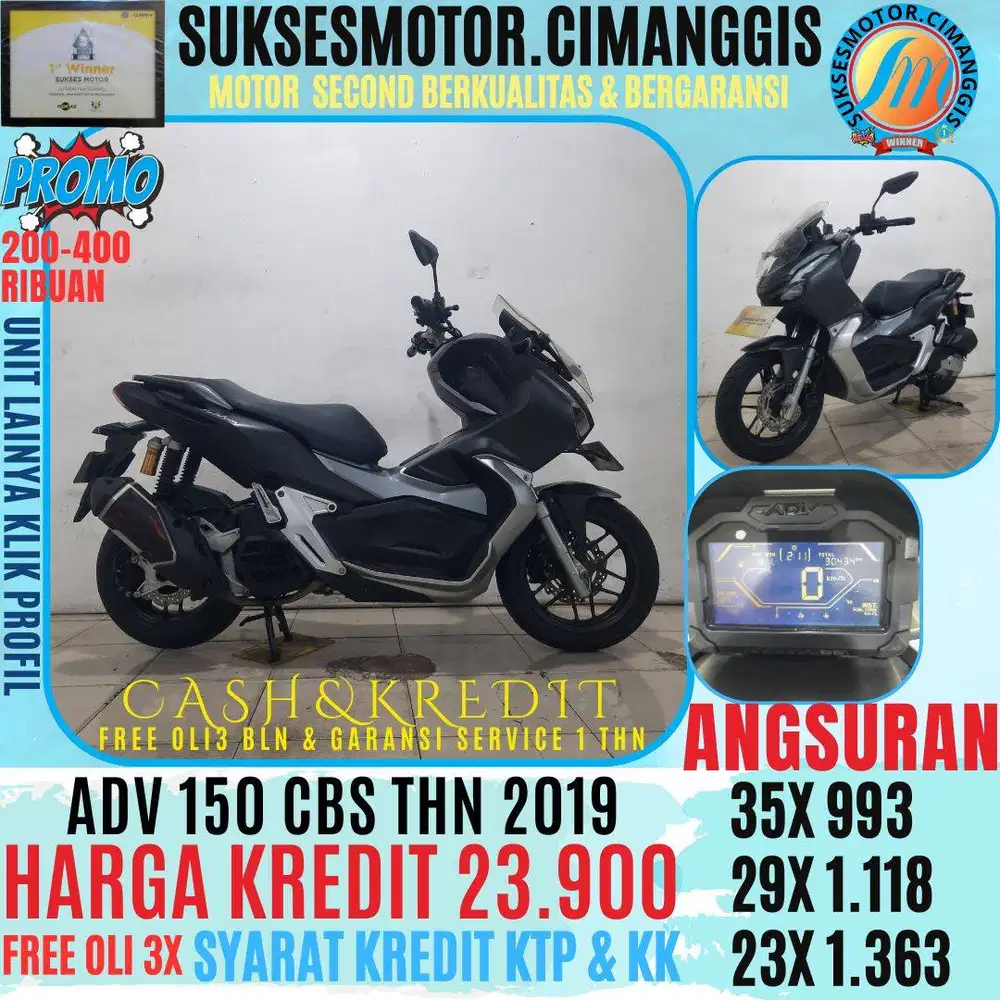 ADV 150 CBS CASHBACK UPTO 700 RIBUAN FREE OLI 3 BLN