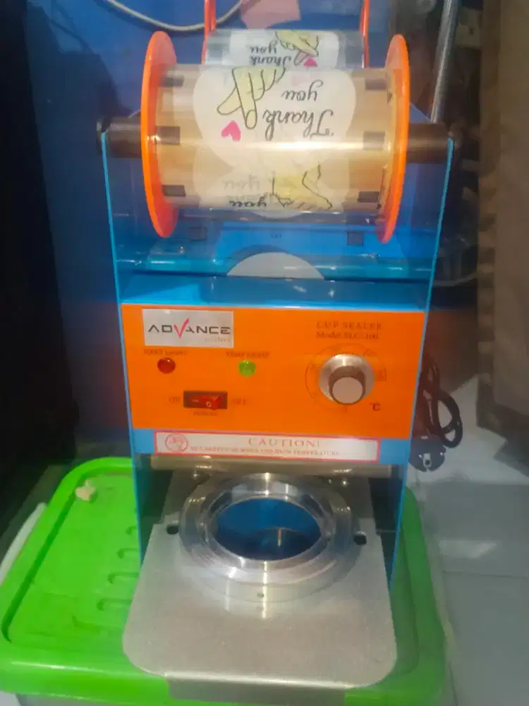 Dijual mesin cup seller, msh ok mulus bgt. K