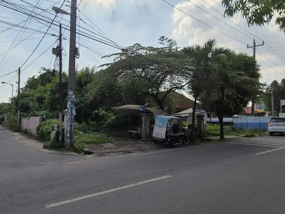 Jual tanah jalan STM (hook Suka Jaya), kawasan ramai, strategis