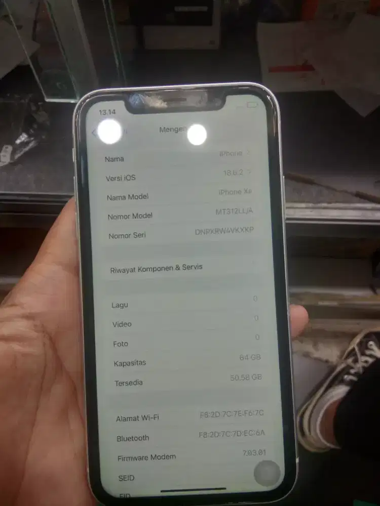 Ip xr 64 inter fullset pemakaian lama