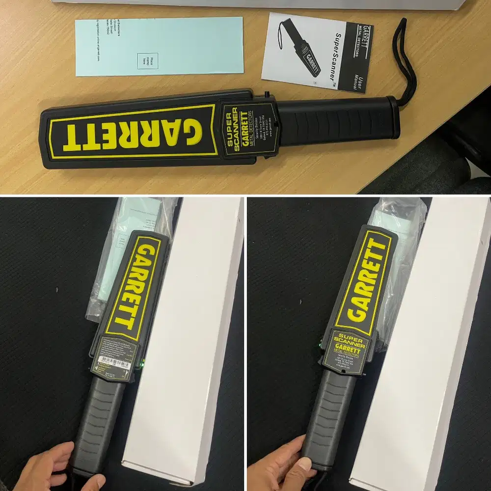USA GARRETT METAL DETECTOR SUPER SCANNER ORIGINAL