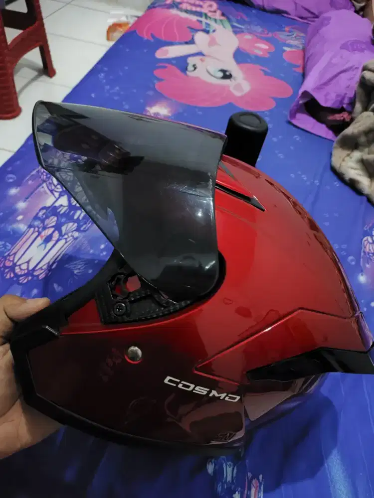 Helm HKM Cosmo Maroon Glossy