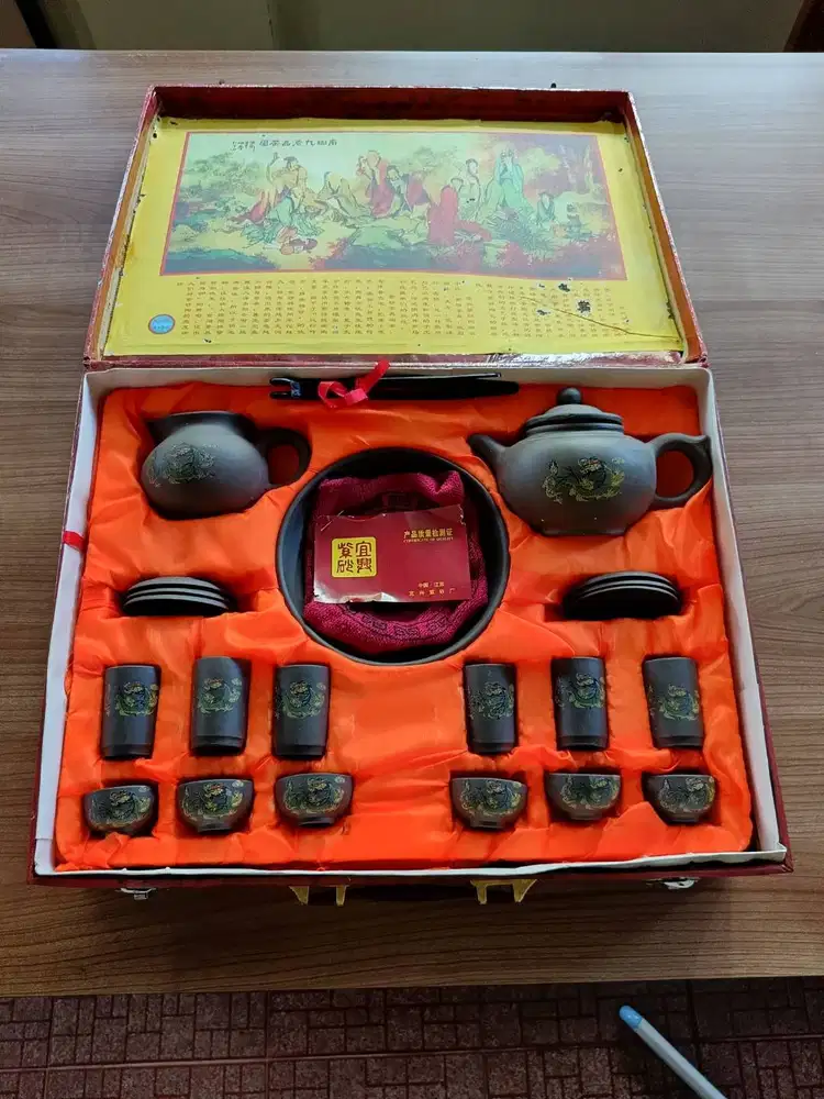 JUAL TEA SET LAWAS ASLI TIONGKOK