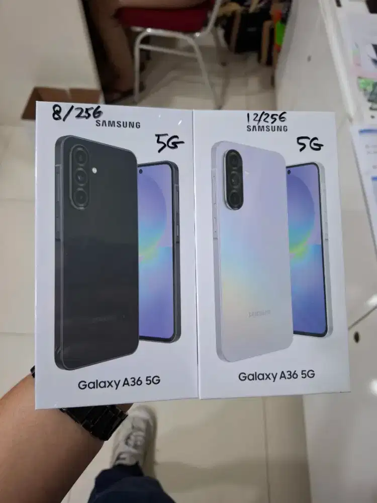 NEW SAMSUNG A36 5G 12/256GB FREE ADAPTER ORI GARANSI RESMI