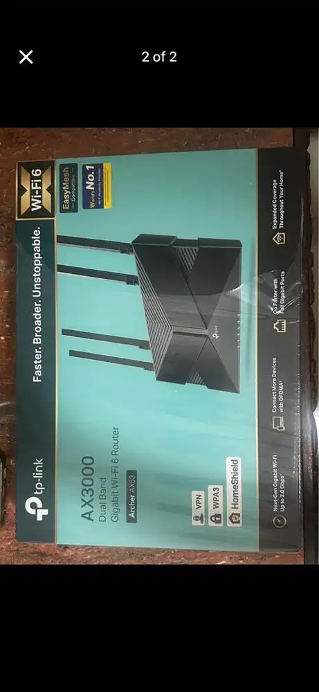 Router wifi Tp link Ax3000 Dualband gigabit Wi-Fi 6