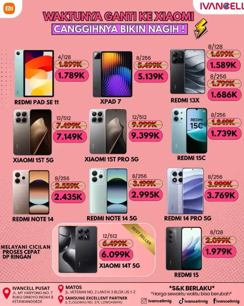 REDMI 15 RAM 8/128 batrai 7000mah bosque