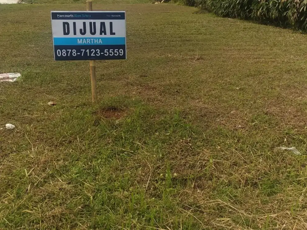 Dijual Kavling Bale Tirtawarna Cluster Argawarna Cisauk Lapan Tangerang