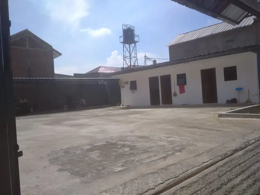 Tanah siap pakai full beton di otista, bandung