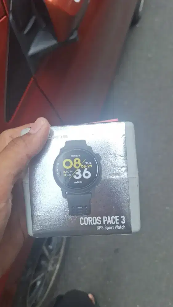 COROS PACE 3 GPS Running Sport Watch Silicone Hitam