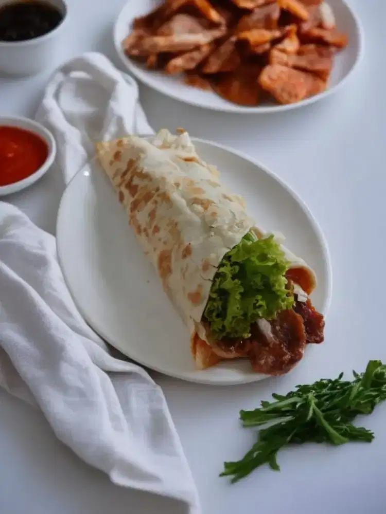 Penjaga Booth Gerobak Kebab