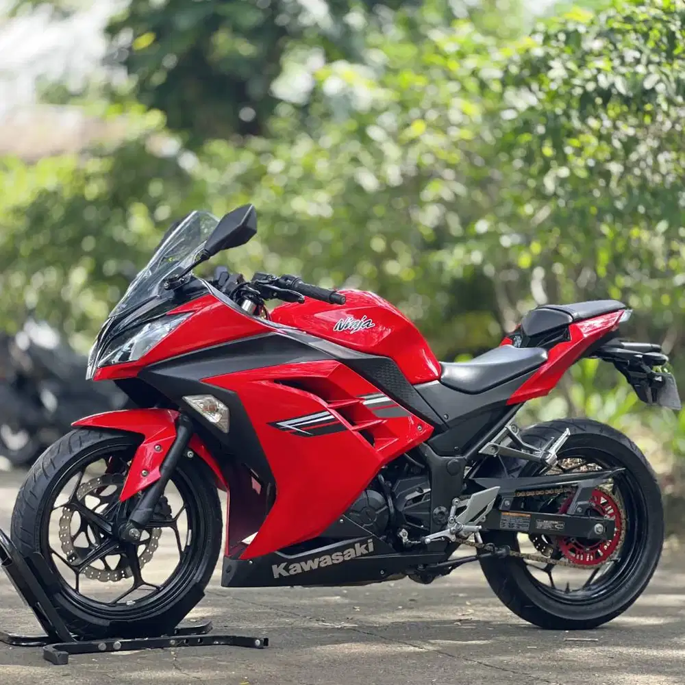 KAWASAKI NINJA 250 FI OLD MERAH 2017 KM RENDAH PAJAK PANJANG SIAP GAS
