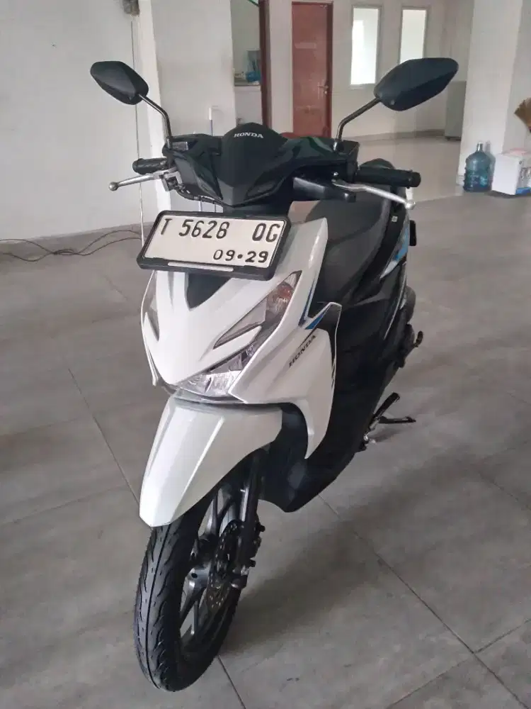 Beat CBS Putih Hitam 2024 Kinclong