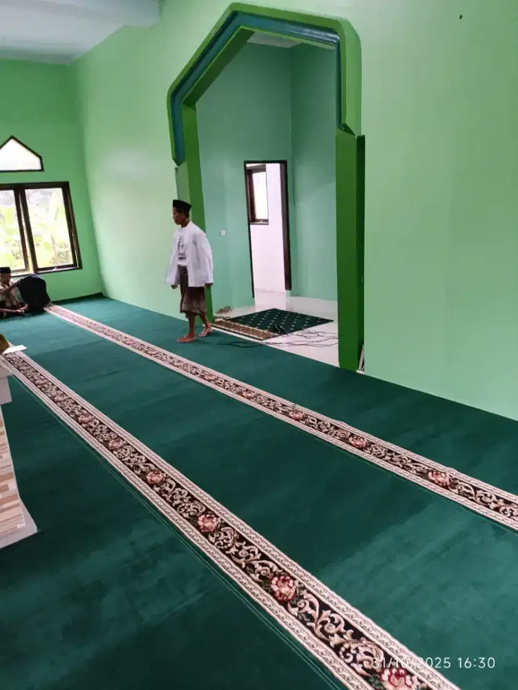 Tersedia Karpet sajadah Masjid import pembelian menyesuaikan kebutuhan