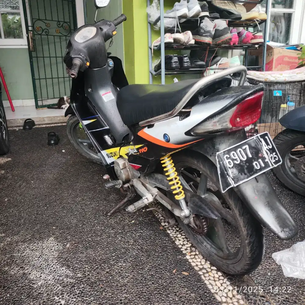 Suzuki Smash 2004 Plat F Bogor Motor Bebek Pajak mati