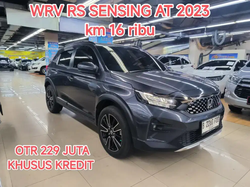 Km 16 ribu HONDA WRV 1.5 RS SENSING AT 2023 KONDISI ISTIMEWA